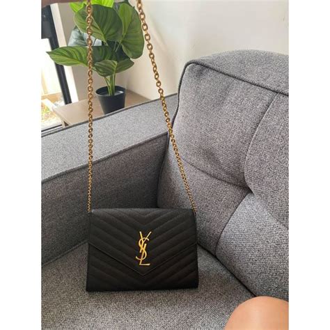 ysl clutch aus|YSL clutch with chain.